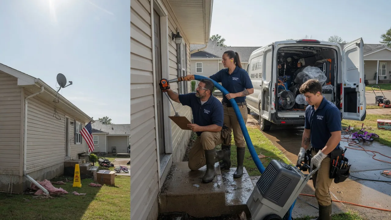 Ceiling Water Damage Restoration in Essex, IA near me